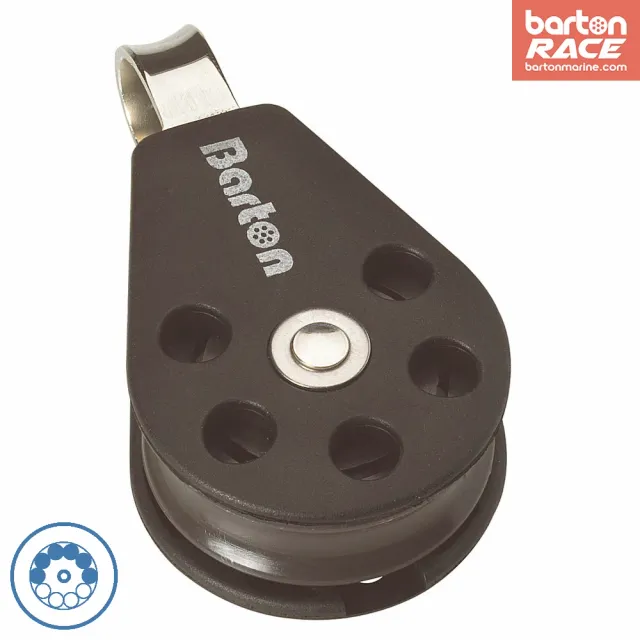 barton-marine-size-3-45-mm-kugellager-block-single-mit-festem-auge image 1