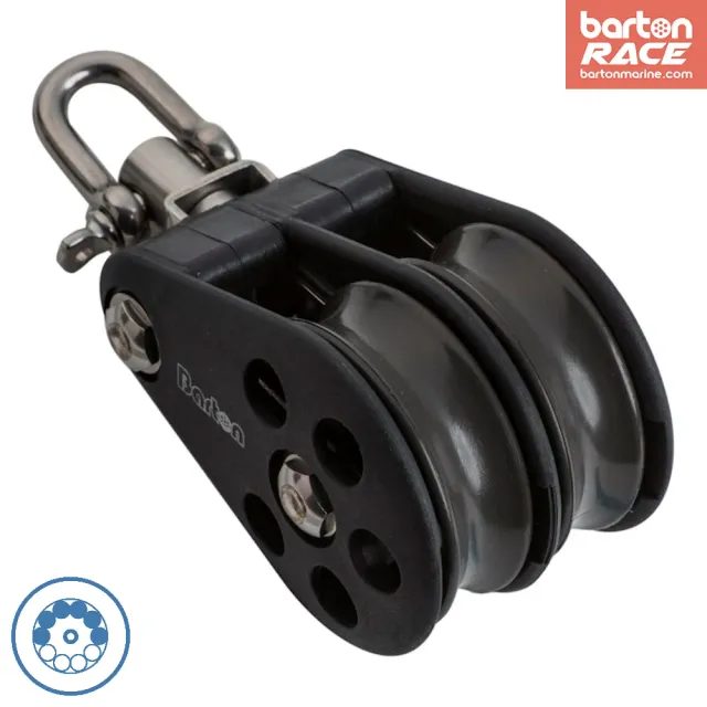 barton-marine-size-5-54mm-kugellager-doppel-block-double-mit-wirbel image 1