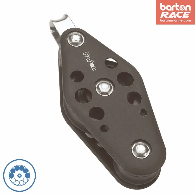 barton-marine-size-5-38-64mm-ball-bearing-fiddle-block-mit-festem-auge image 1