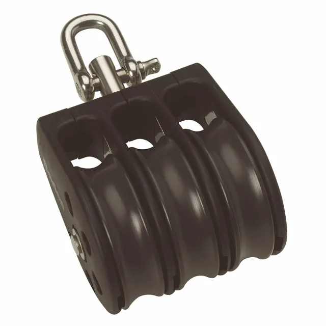 barton-marine-size-3-45mm-gleitlager-block-dreifach-mit-wirbel image 1