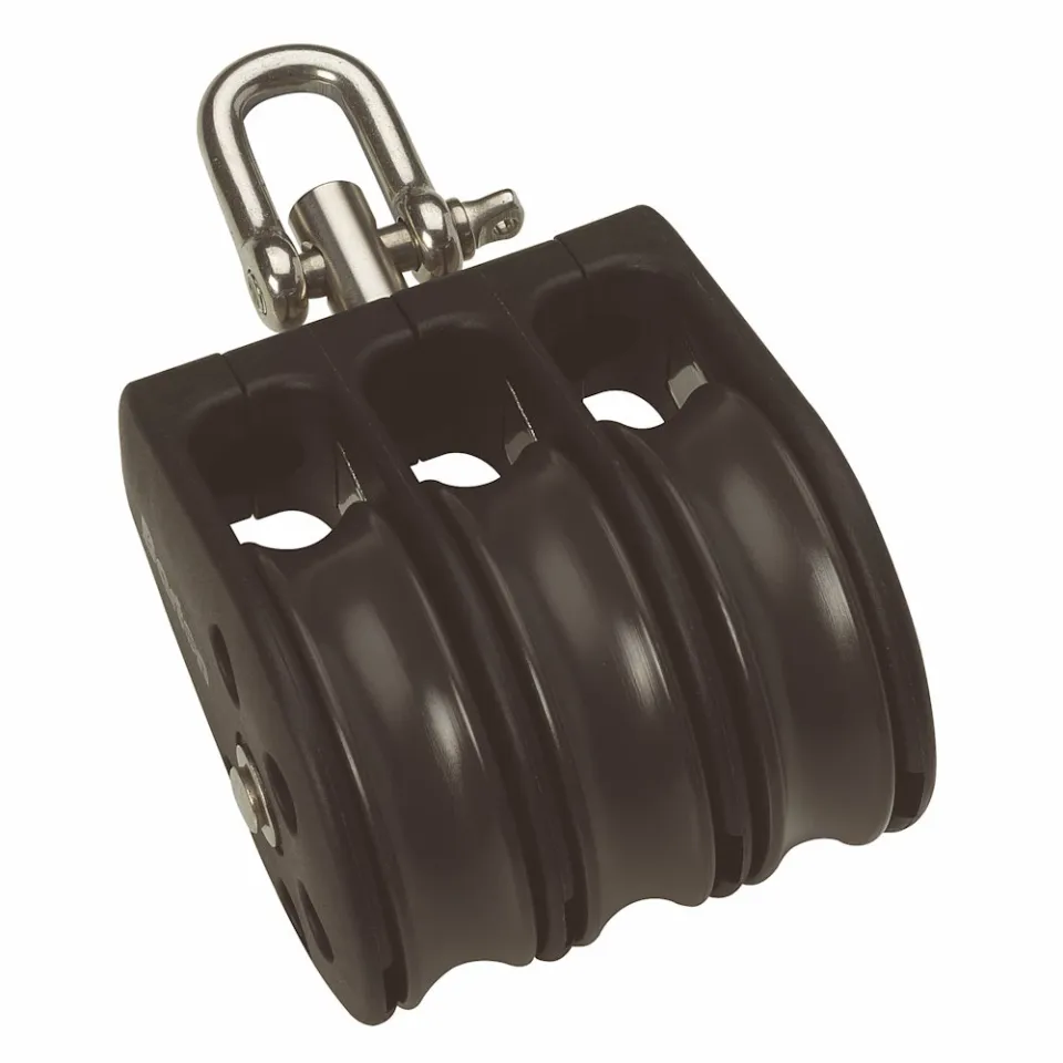 barton-marine-size-3-45mm-gleitlager-block-dreifach-mit-wirbel image 1