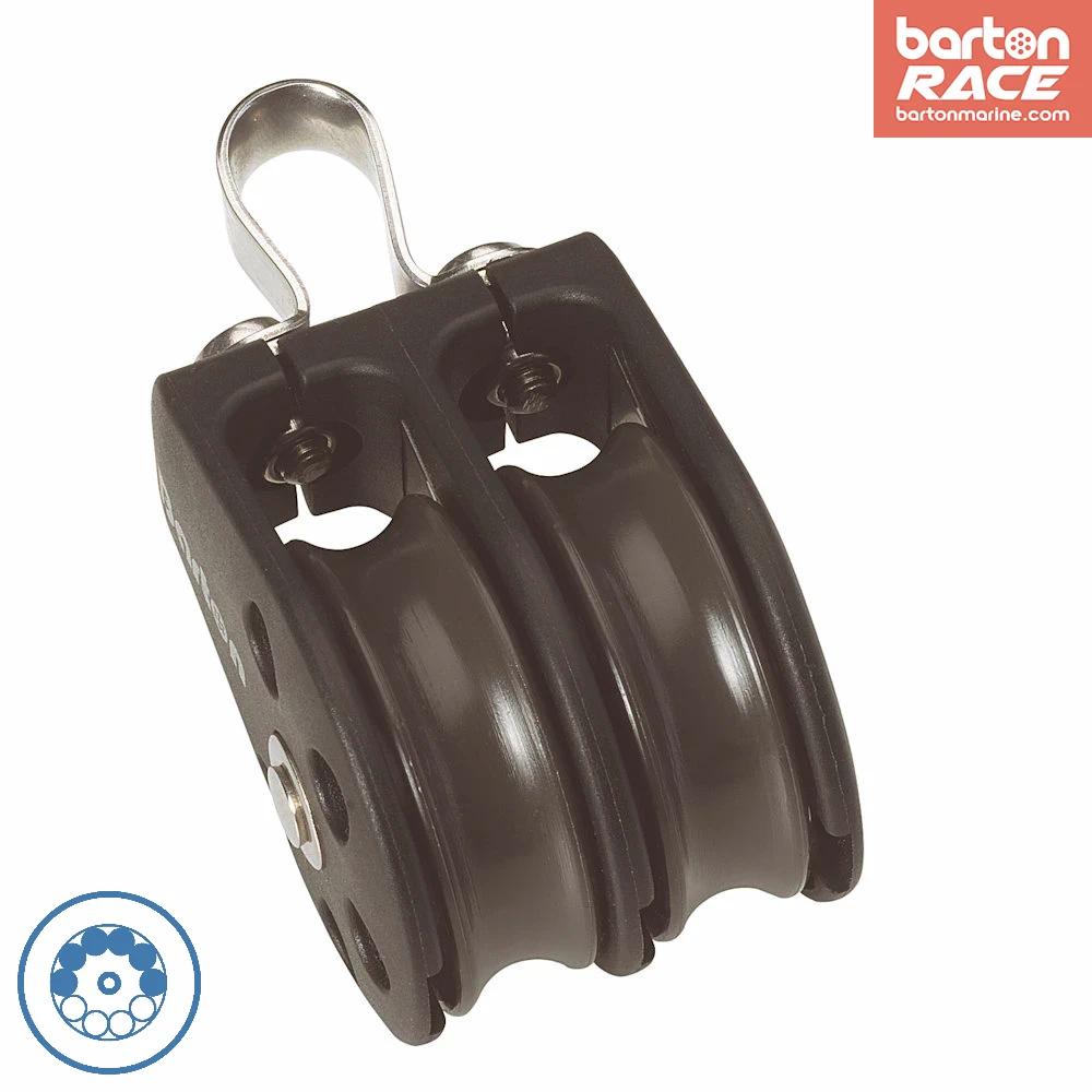 barton-marine-size-1-30mm-kugellager-block-doppelt-mit-festem-auge image 1