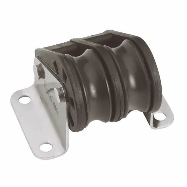barton-marine-size-1-flaschenzug-block-30mm-plain-bearing-doppel-upright-block image 1