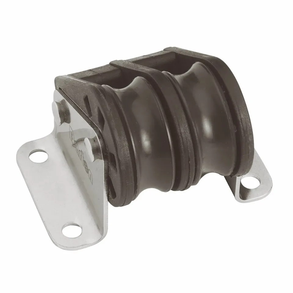 barton-marine-size-1-flaschenzug-block-30mm-plain-bearing-doppel-upright-block image 1