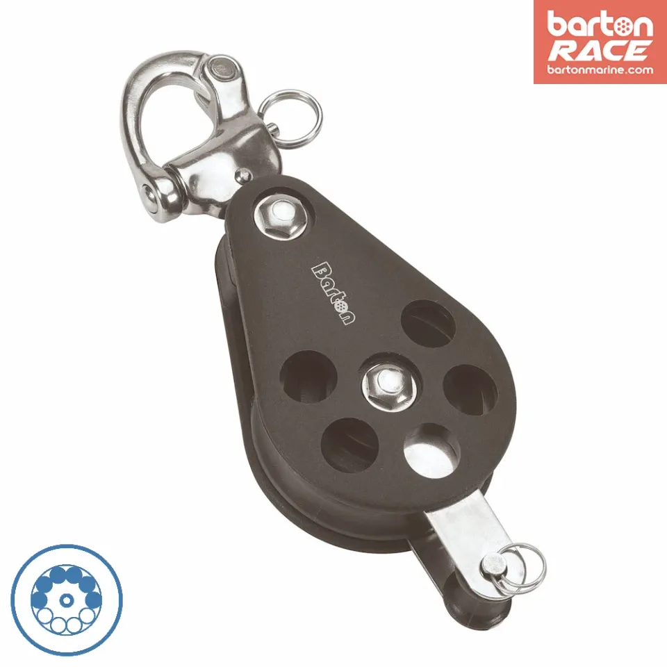 barton-marine-size-5-54mm-kugellager-block-single-mit-snap-shackle image 1