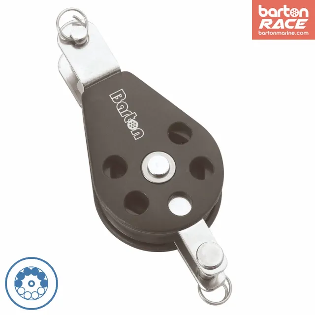 barton-marine-size-5-54-mm-kugellager-pulley-block-single-double-tang-block image 1