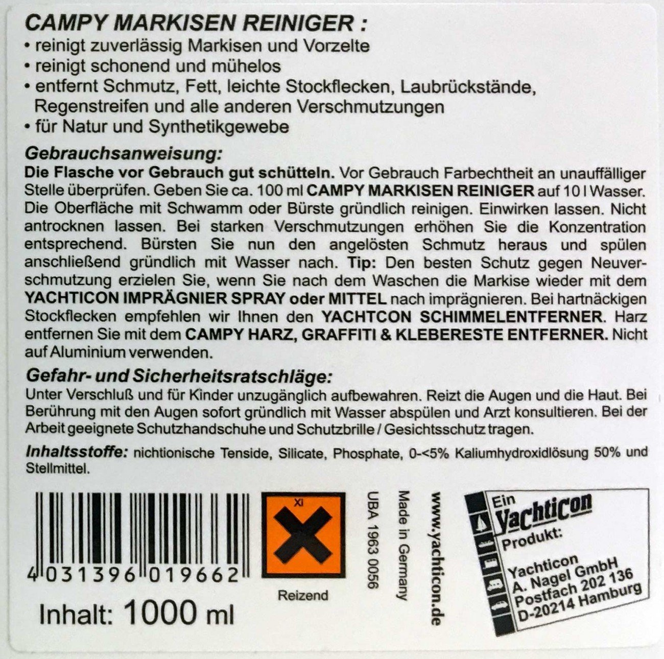 yachticon-campy-markisen-vorzeltreiniger-1-liter image 2