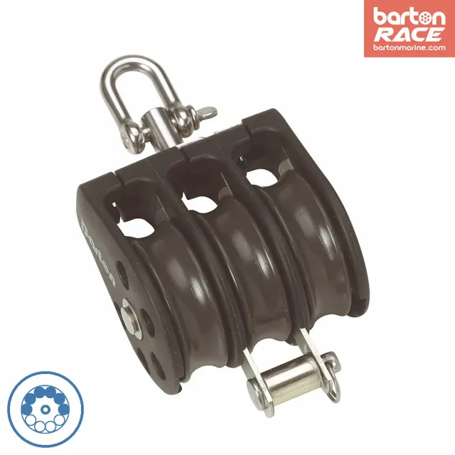 barton-marine-size-2-35-mm-kugellager-block-dreifach-mit-wirbel-becket image 1