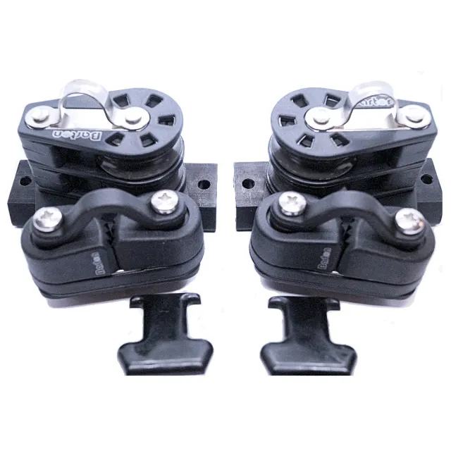 barton-marine-28mm-i-section-mainsheet-track-endbeschlag-mit-doppelsheave-cleat- image 1