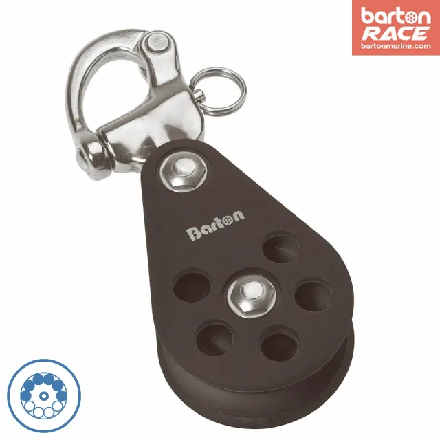 barton-marine-size-7-70mm-kugellager-block-einsch-rig-mit-snap-shackle image 1