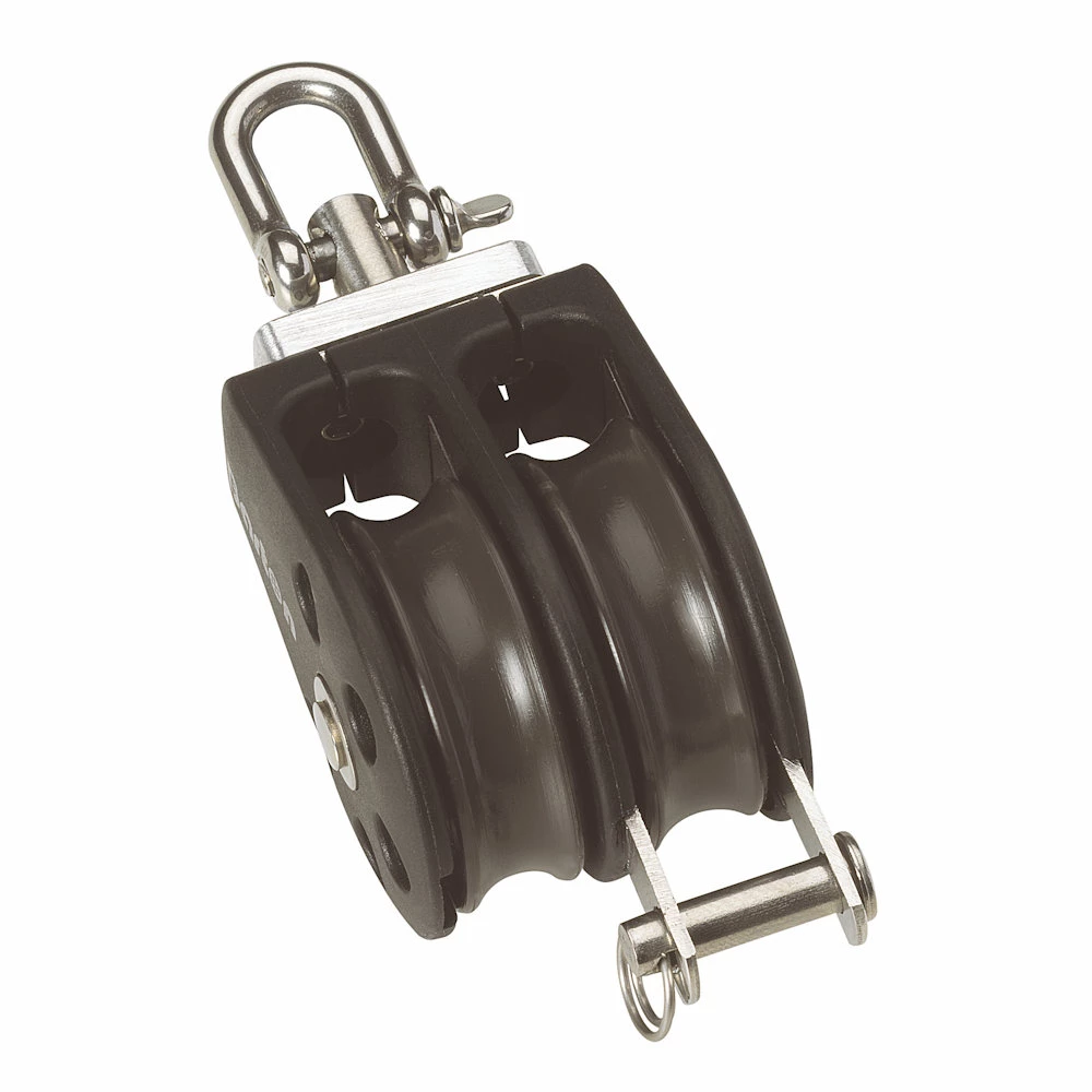 barton-marine-size-1-flaschenzug-block-30mm-plain-bearing-doppel-upright-block image 2