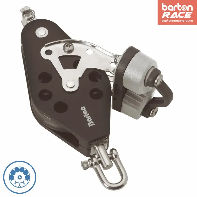 barton-marine-size-3-30-58mm-kugellager-fiddle-block-mit-wirbel-kausch-kunststof image 1