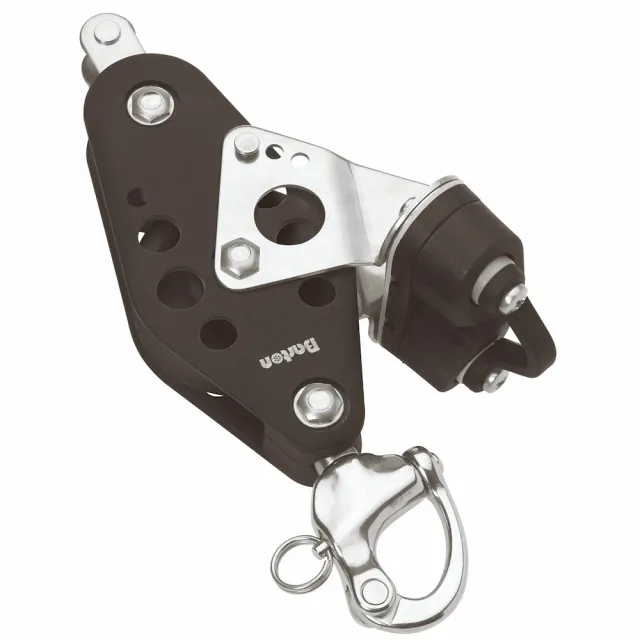 barton-marine-size-6-44-72mm-gleitlager-block-fiddle-mit-snap-shackle-becket-cam image 1