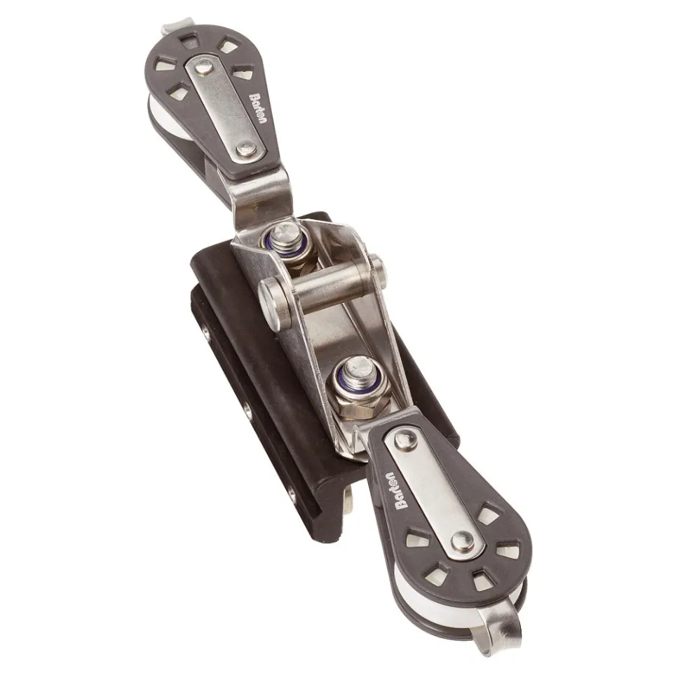 barton-marine-24-mm-i-section-travellerschiene-6-rad-wagen-3-1-blocks-mit-becket image 1