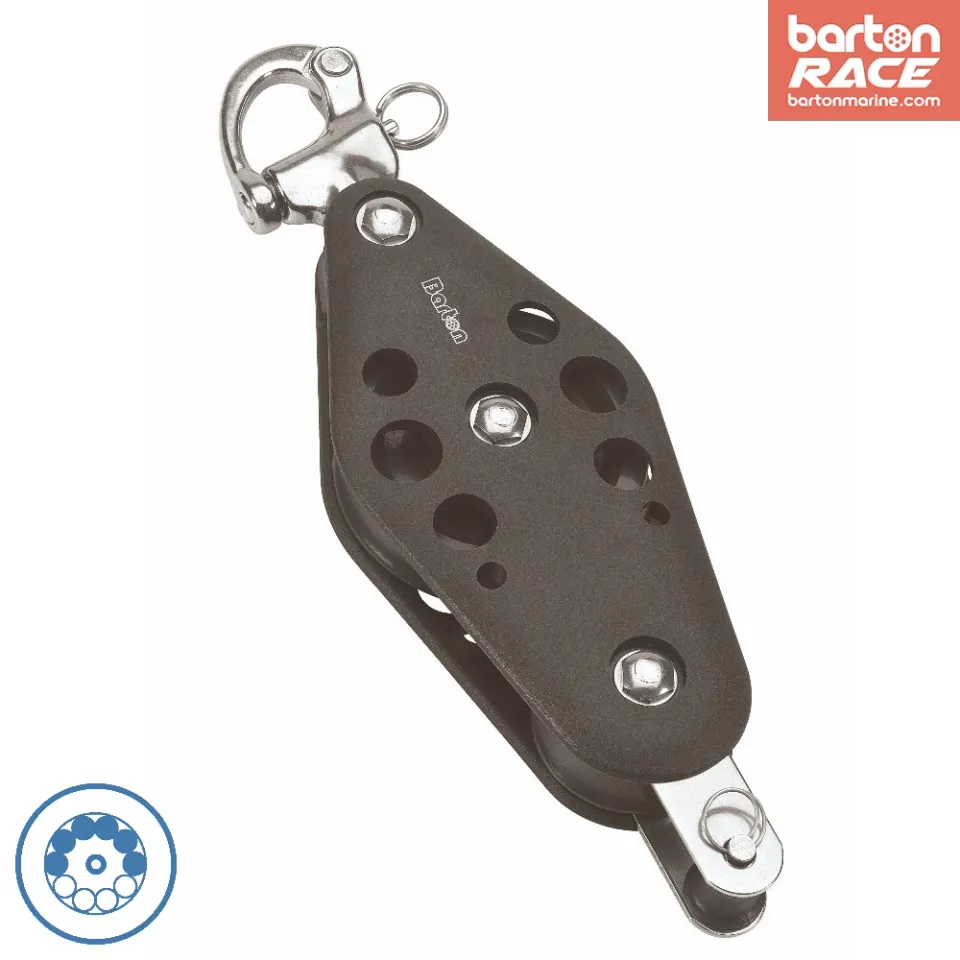 barton-marine-gr-e-5-fiddle-block-38-64-mm-kugellager-mit-snap-shackle-becket image 1