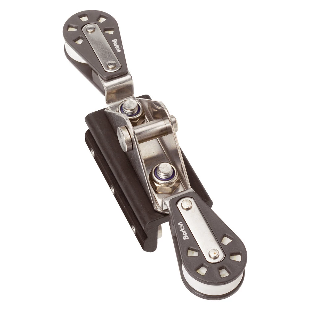 barton-marine-24-mm-i-section-travellerschiene-6-rad-wagen-3-1-blocks-mit-becket image 2