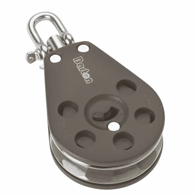 barton-marine-ratchet-block-55mm-alu-scheibe-mit-arretierbarem-wirbel image 1