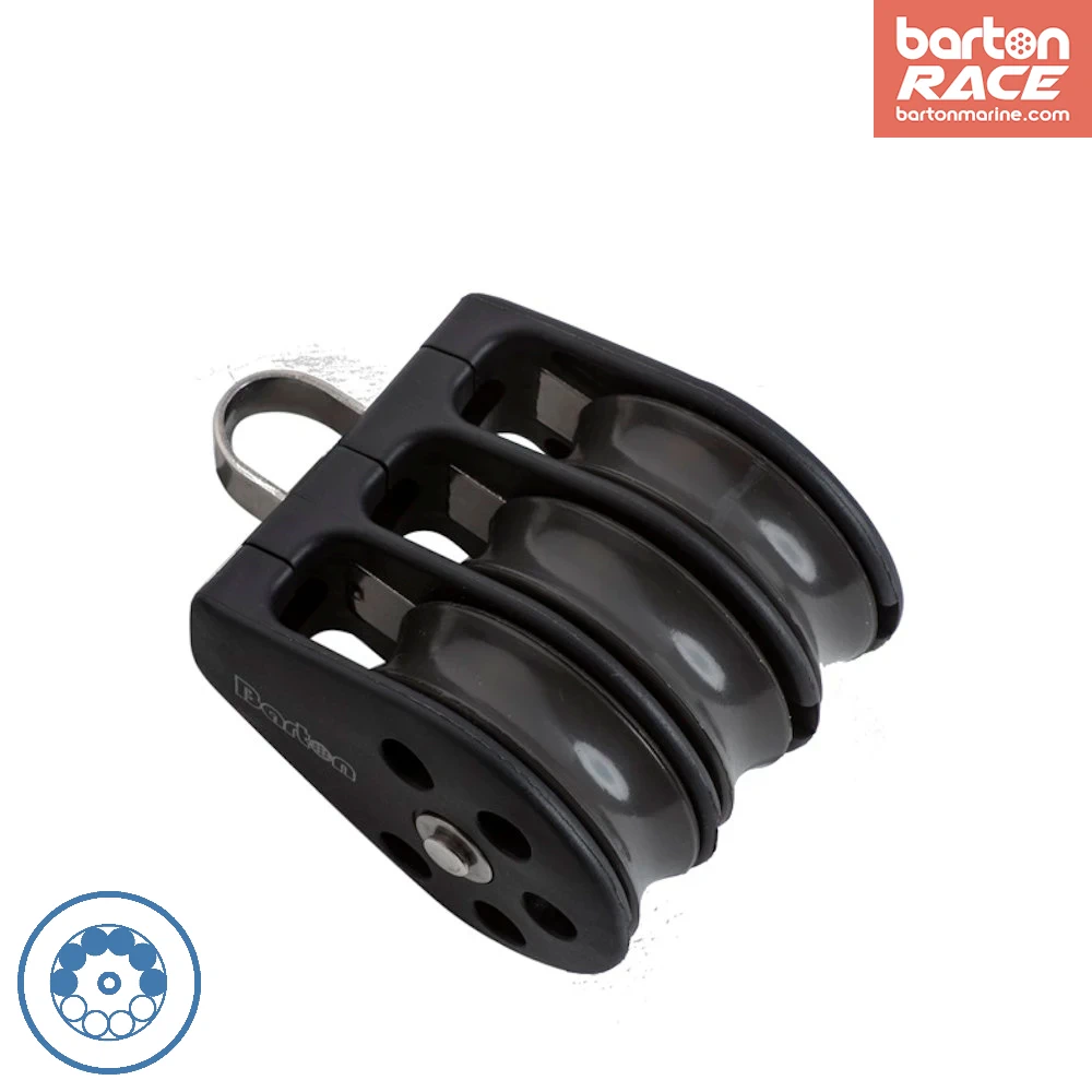 barton-marine-size-3-45mm-kugellager-block-triple-mit-festem-auge image 1