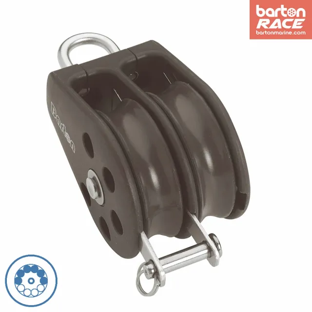 barton-marine-size-3-45mm-kugellager-block-doppelt-mit-festem-auge-becket image 1