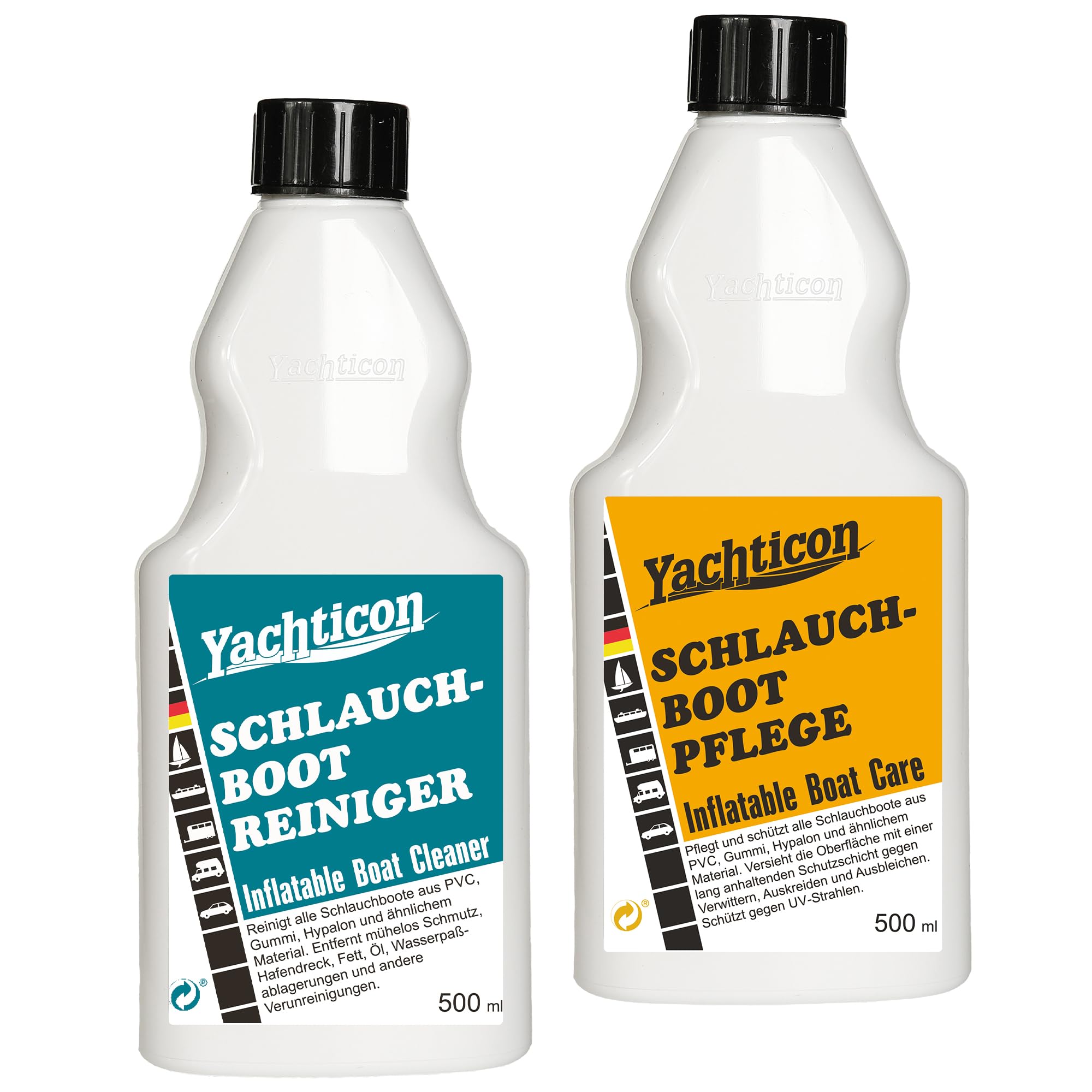 yachticon-schlauchboot-reiniger-pflege-set-2x500-ml-reinigung-uv-schutz-f-r-pvc- image 1