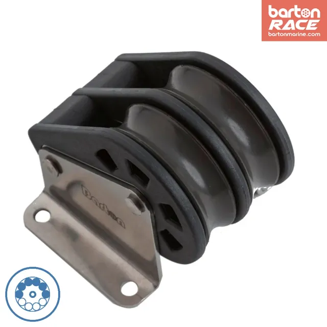 barton-marine-size-2-35mm-kugellager-doppelblock-mit-aufrechtem-befestigungsfl-g image 1