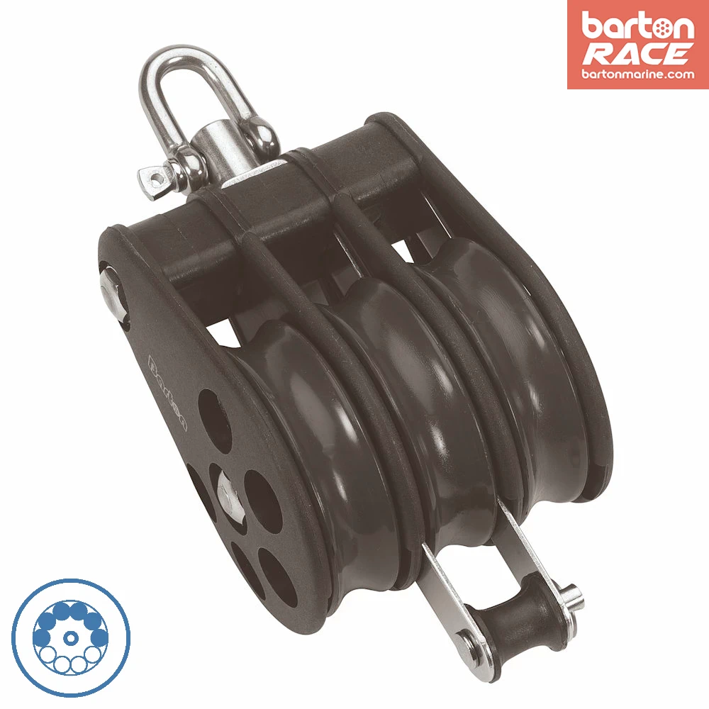 barton-marine-size-7-block-70mm-kugellager-triple-mit-wirbel image 3