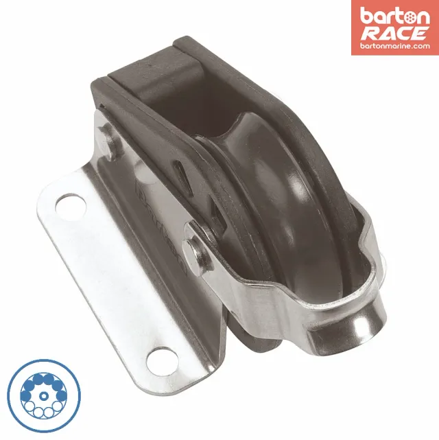 barton-marine-size-3-45mm-ball-bearing-block-upright-block-mit-fairlead image 1