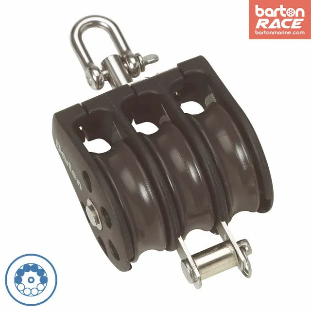 barton-marine-size-3-45mm-kugellager-block-triple-mit-wirbel-becket image 1