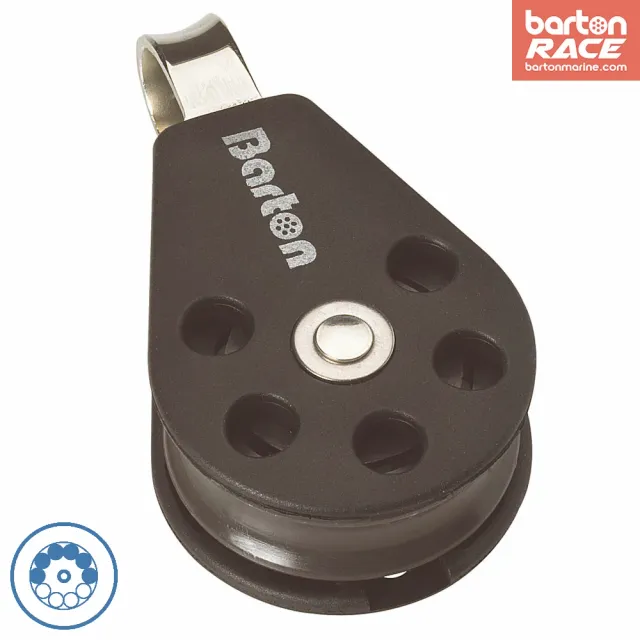 barton-marine-size-1-kugellager-block-30-mm-single-mit-festem-auge image 1