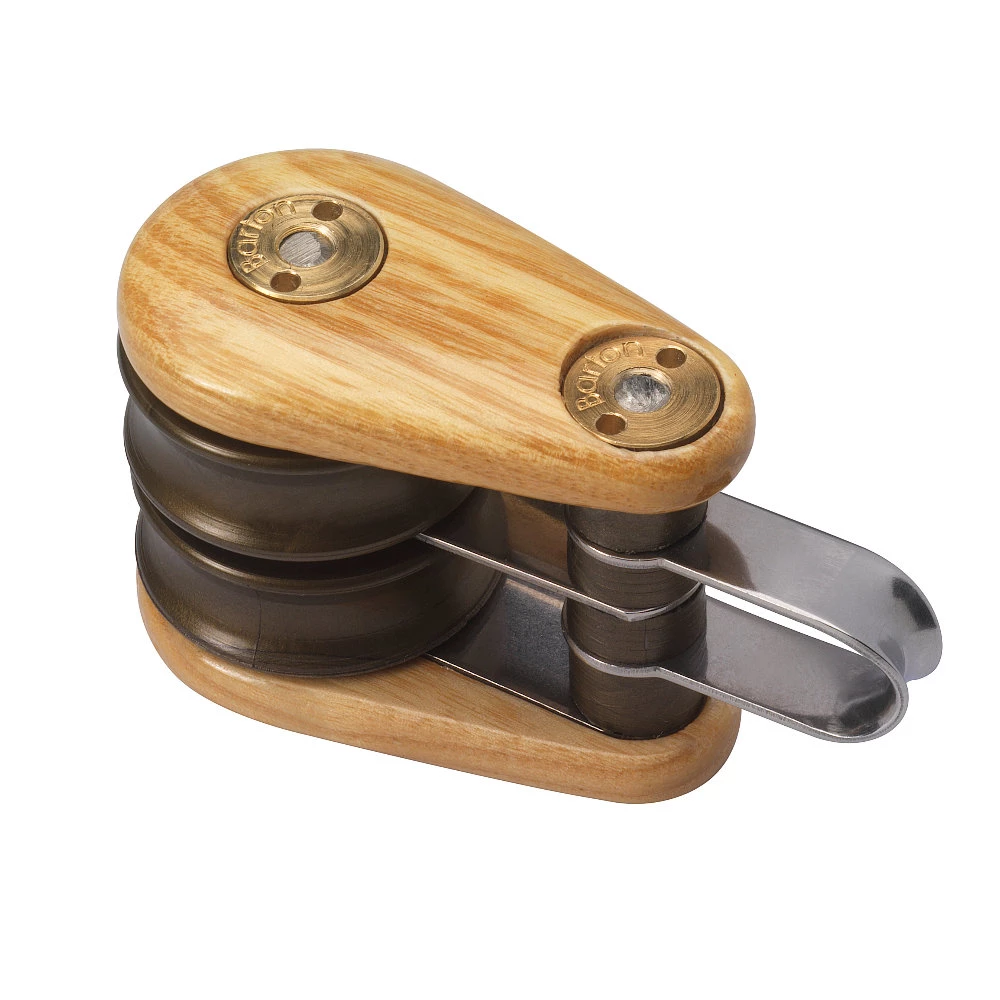 barton-marine-victory-holzblock-30mm-einfachrolle-mit-wirbel-und-bug-ash-wood image 3