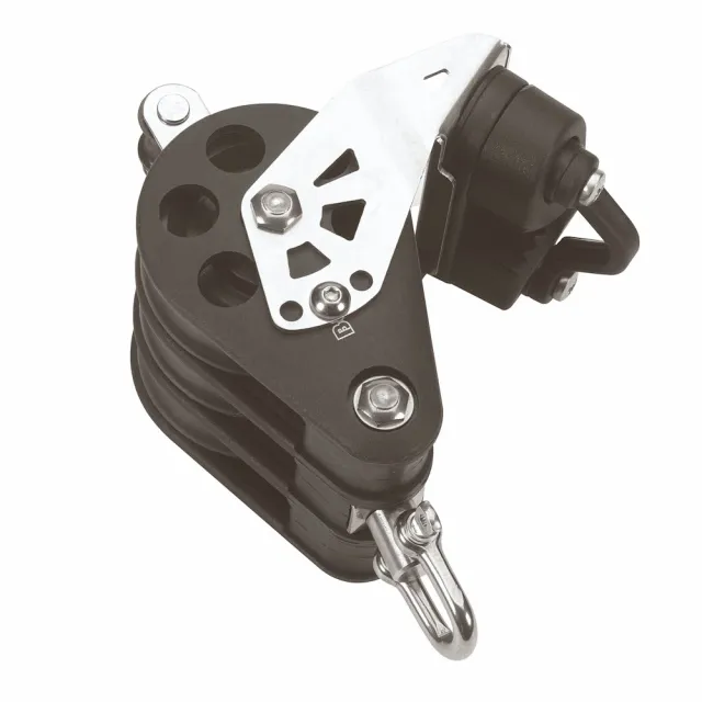 barton-marine-size-7-70-mm-gleitlager-block-dreifach-mit-drehwirbel-becket-cam image 1