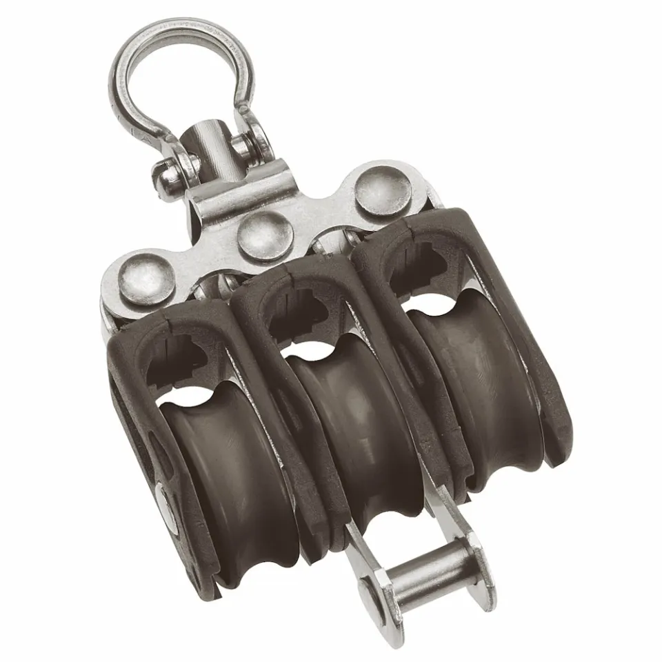 barton-marine-size-0-20mm-gleitlager-pulley-block-tripel-mit-wirbel-becket image 1