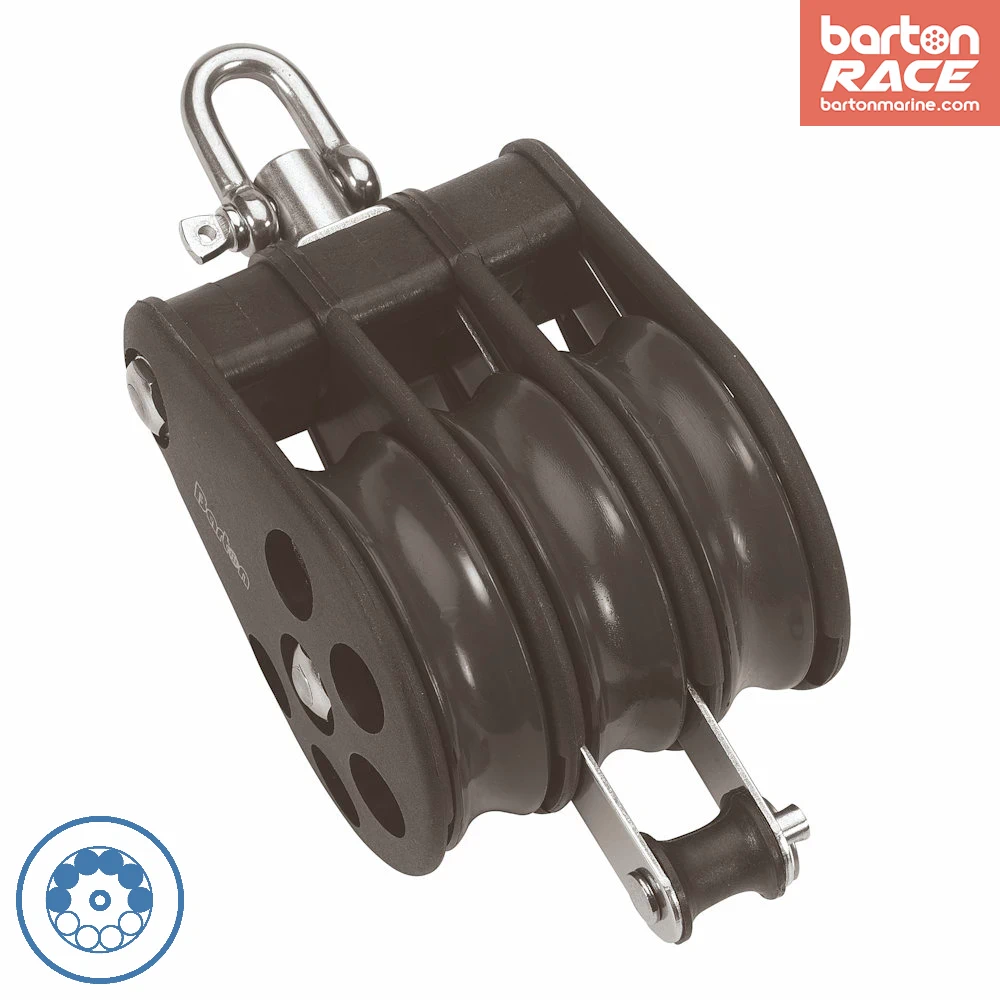 barton-marine-size-6-flaschenzug-block-44-72mm-kugellager-fiddle-block-mit-umgek image 2