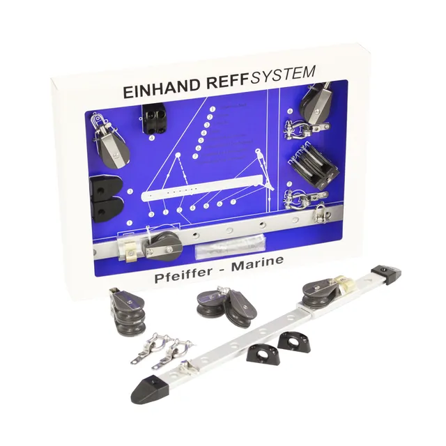 pfeiffer-marine-einhandreff-7685001-komplettes-reffsystem-mit-aluschiene-schlitt image 1