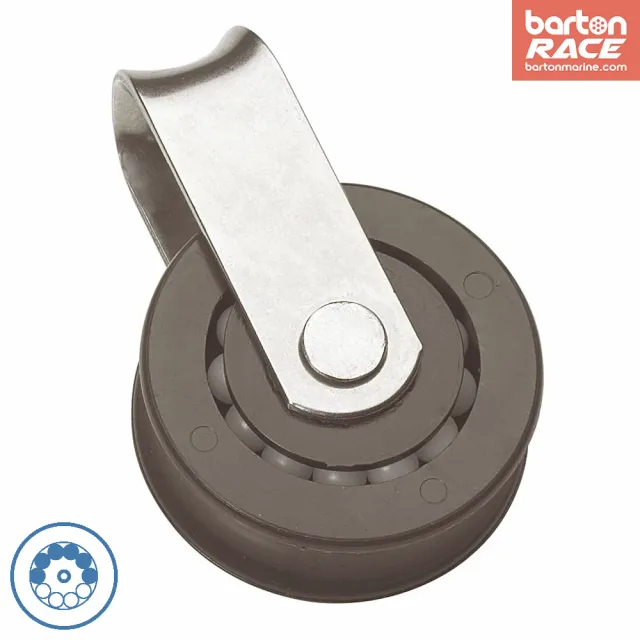 barton-marine-size-1-kugellager-block-30-mm-lead-block-leichtbau-umlenkblock image 1