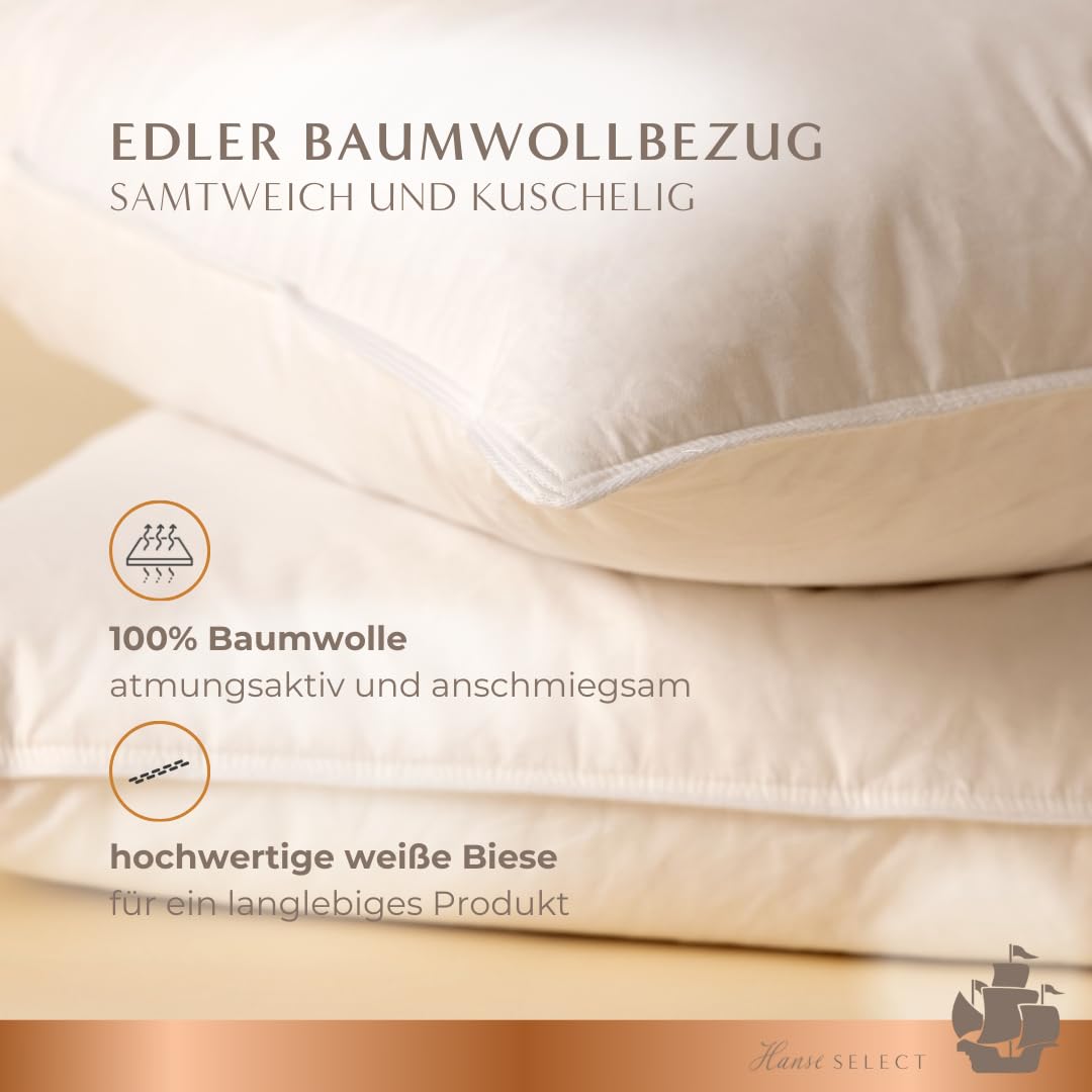 hanse-select-3-kammer-kissen-80x80-cm-faser-entenfedern-kern image 4
