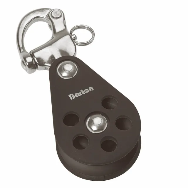 barton-marine-size-5-block-54-mm-mit-gleitlager-und-snap-shackle image 1
