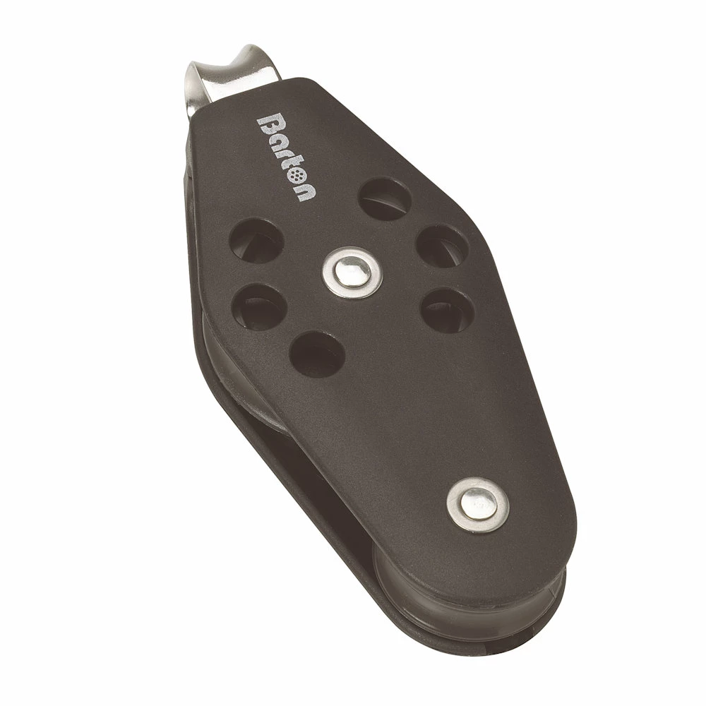 barton-marine-size-3-flaschenzug-block-30-58mm-plain-bearing-fiddle-mit-fixed-ey image 2
