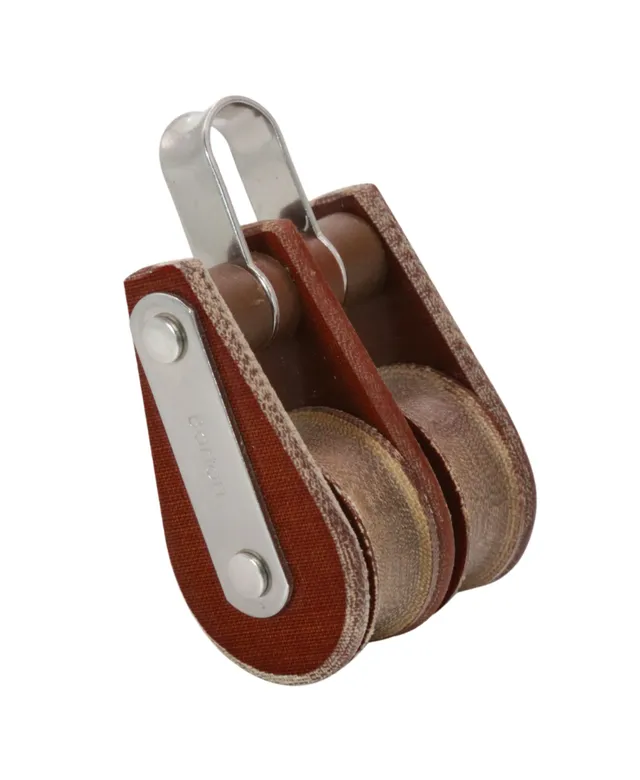barton-marine-tuphblox-tufnol-doppelblock-mit-bow-30mm-1-1-8-typ-t01210 image 1