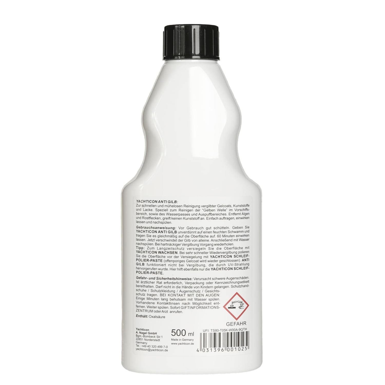 yachticon-anti-gilb-gelcoatreiniger-rumpfreiniger-gegen-vergilbung-algen-rost-f- image 2