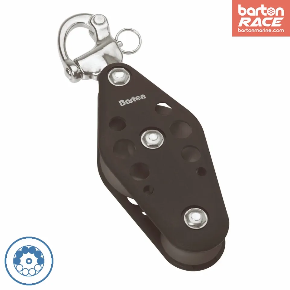 barton-marine-size-7-fiddle-block-mit-kugellager-44-72mm-snap-shackle image 1