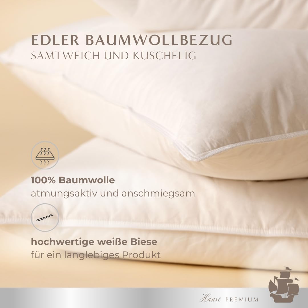 hanse-premium-kopfkissen-natural-hybrid-80x80-cm-entendaunen-3d-fasern image 4