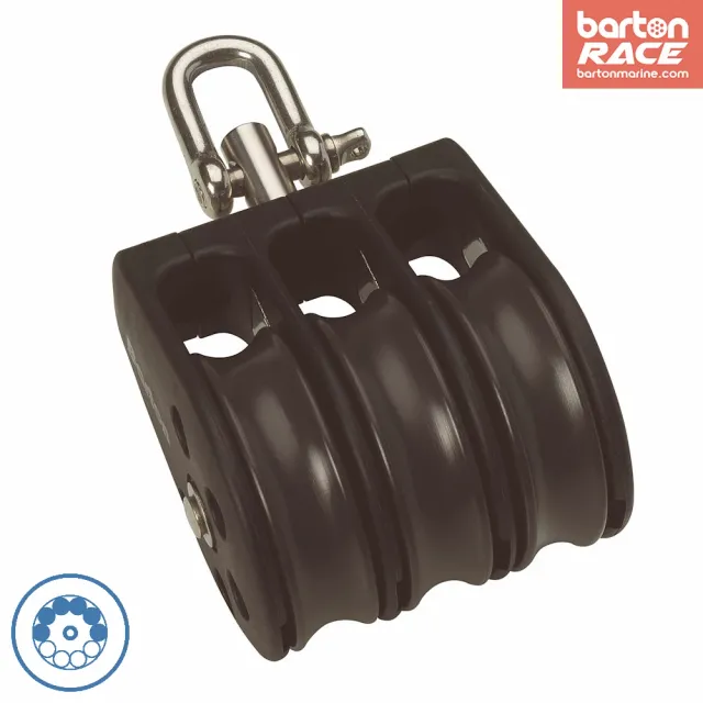barton-marine-size-2-35mm-kugellager-block-triple-mit-drehwirbel image 1