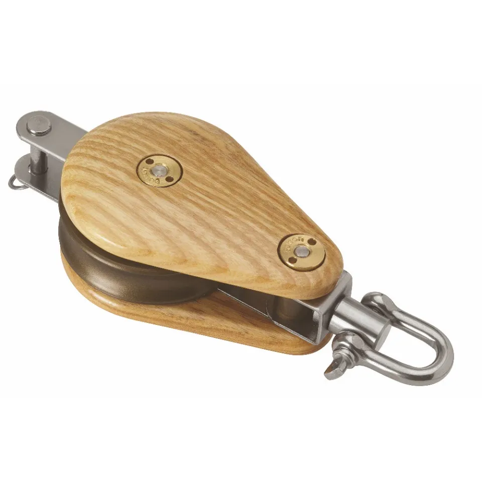 barton-marine-victory-wooden-block-64mm-single-mit-wirbel-becket image 1