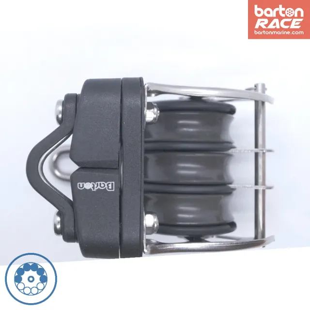 barton-marine-gr-e-3-45-mm-ball-bearing-pulley-block-triple-mit-swivel-becket-ca image 1