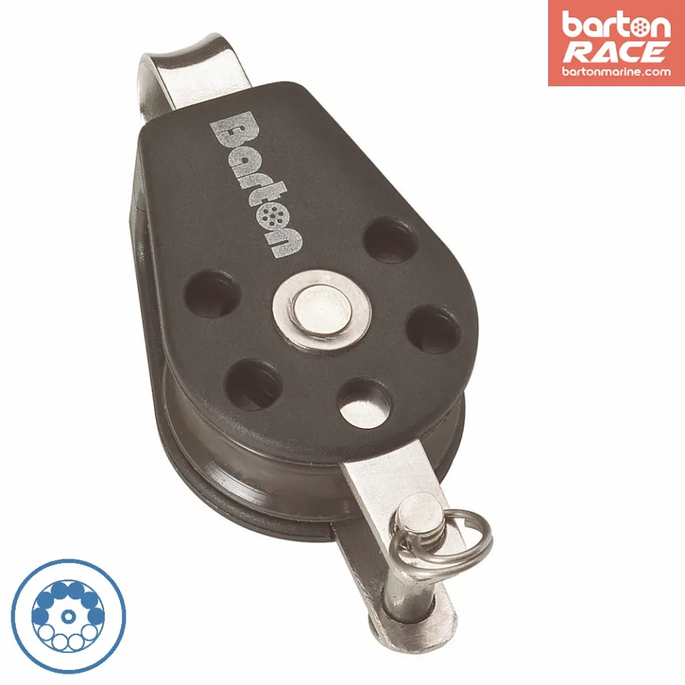 barton-marine-size-2-35mm-kugellager-block-single-mit-festem-auge-becket image 1