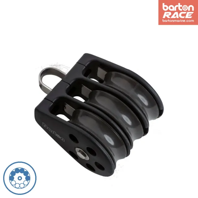 barton-marine-size-3-45mm-kugellager-block-triple-mit-festem-auge image 1