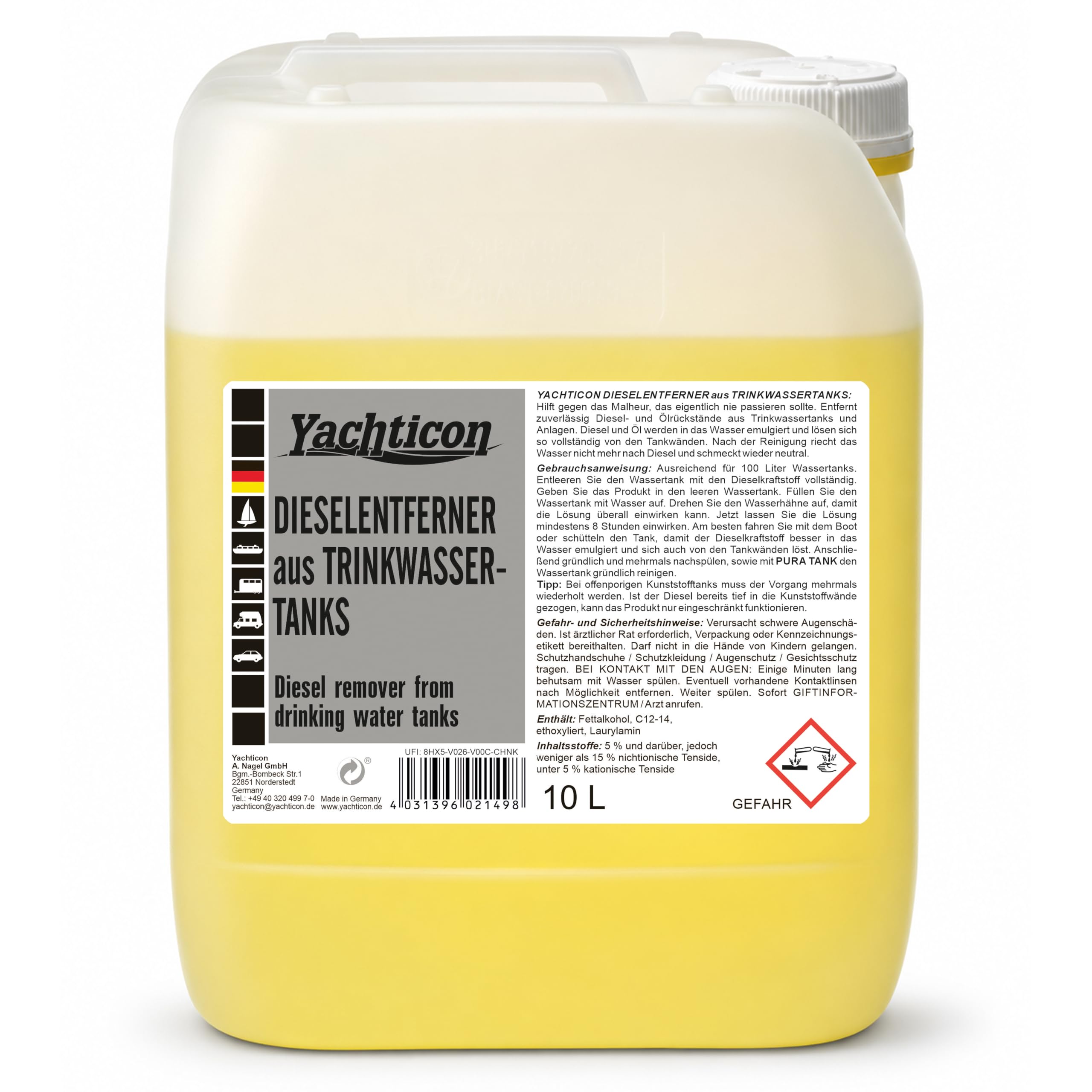 yachticon-dieselentferner-f-r-trinkwassertanks-10-liter image 1