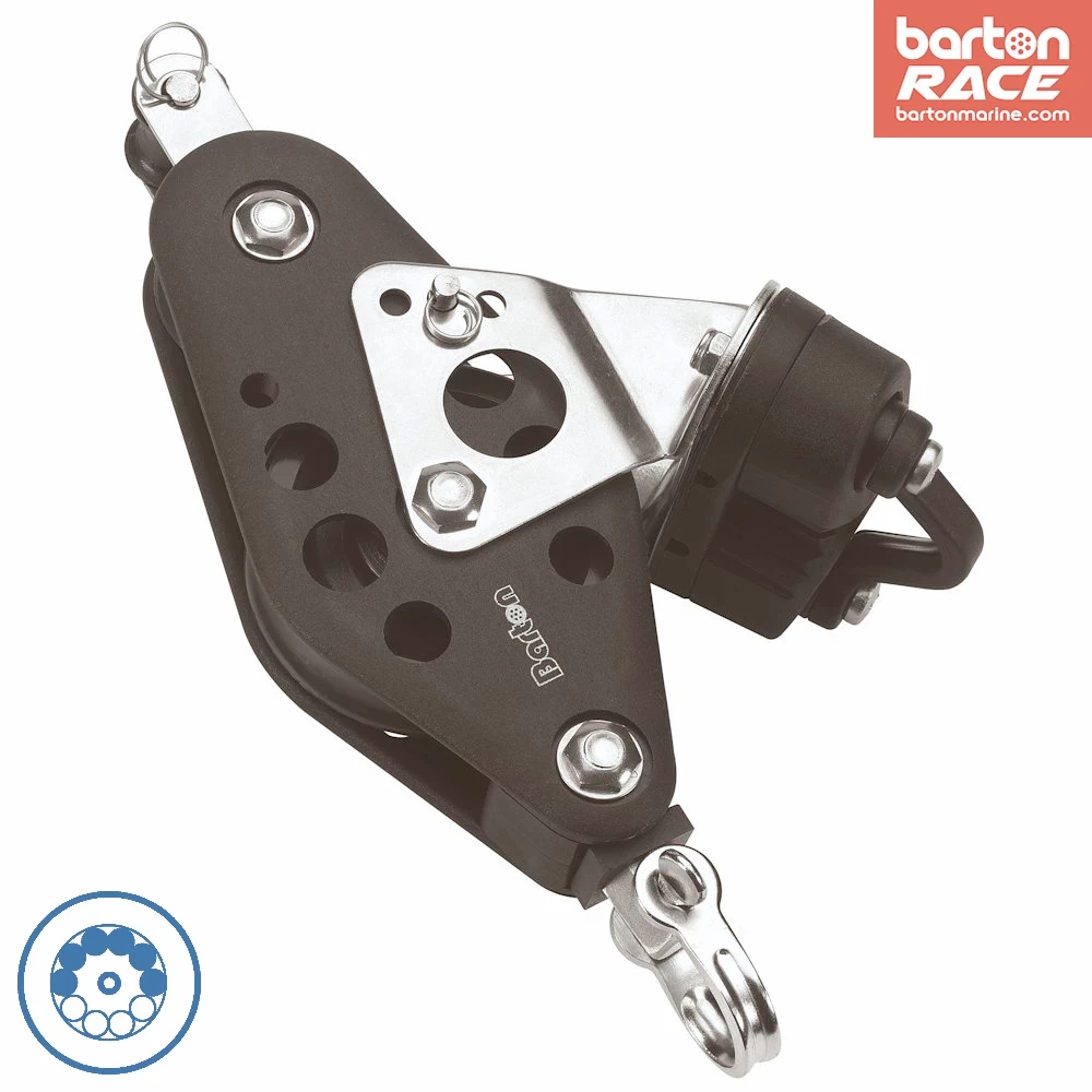 barton-marine-size-7-44-72mm-fiddle-kugellagerblock-mit-snap-shackle-becket-cam- image 3