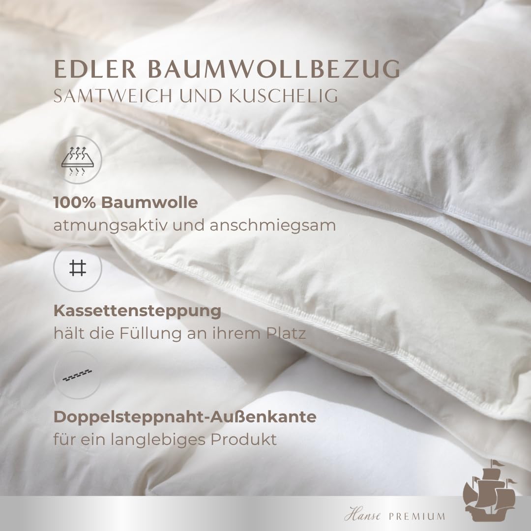 hanse-premium-nat-rliche-daunendecke-155x220-cm-90-daunen-w-rmeklasse-ganzjahr image 3